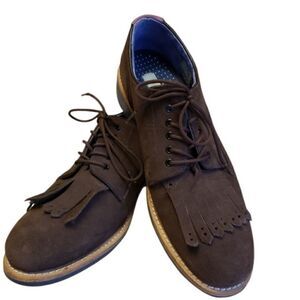 Ted Baker London TICH2 Brown Leather Lace Up Oxford Dress Shoes Men's size 11
